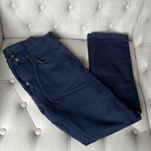 Banana Republic Traveler Pants Slim Navy 32x30